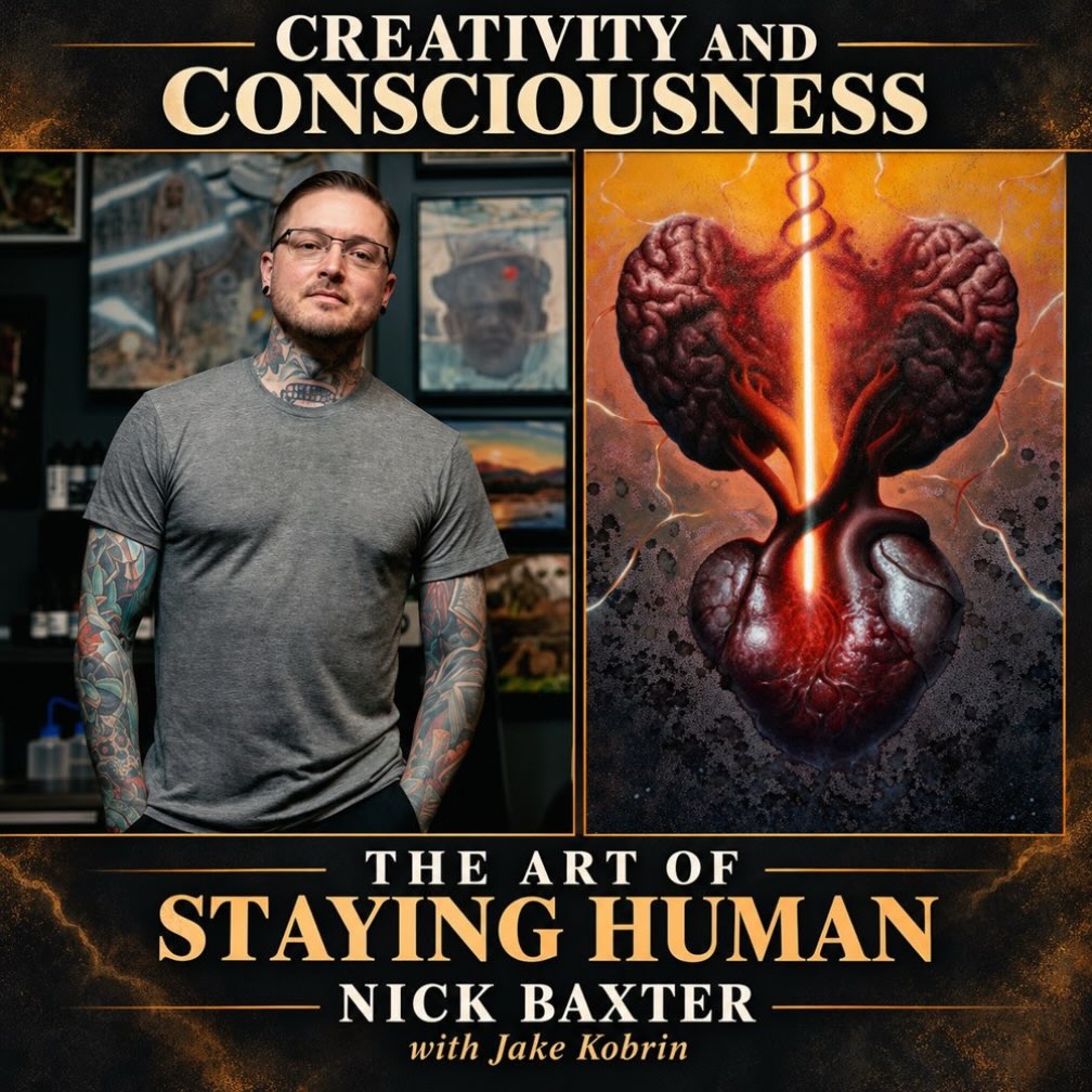 Had a great conversation with @_.kobrin._ recently, who was kind enough to feature me on his project, The Creativity And Consciousness Podcast.
I really enjoy