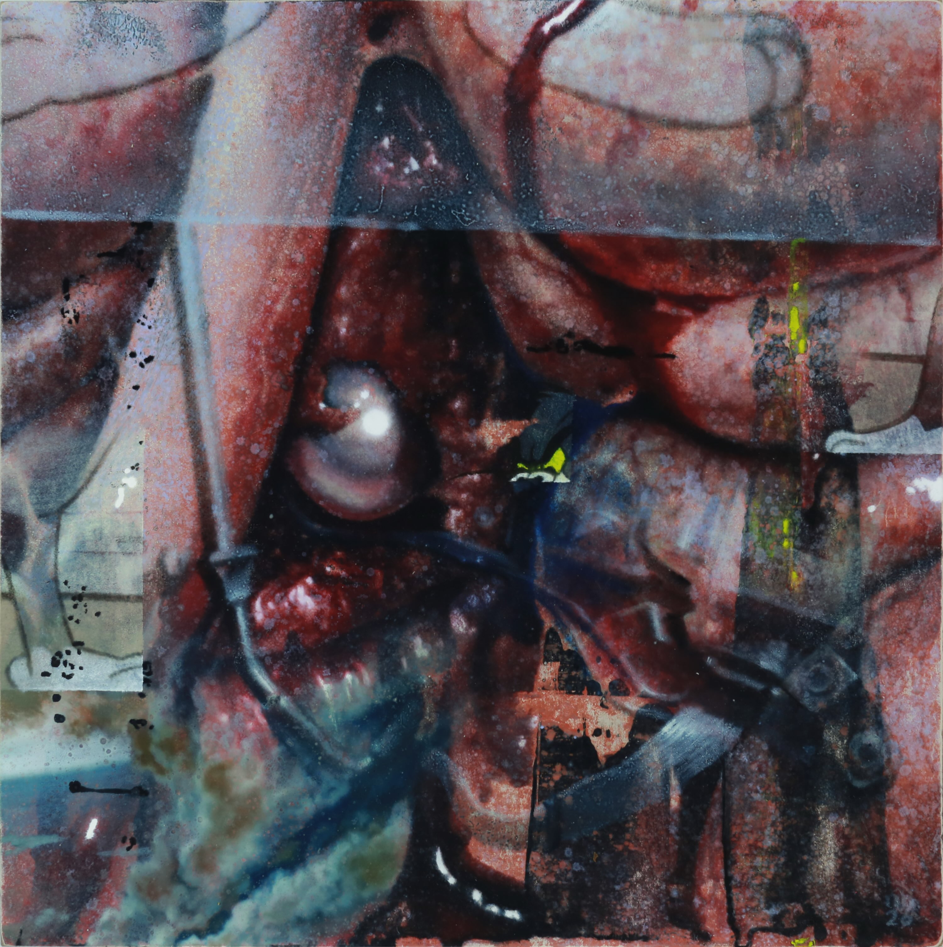 “The teacher, the lesson, the consequence, the weapon”
10 x 10 inches
Oil on panel
2026
