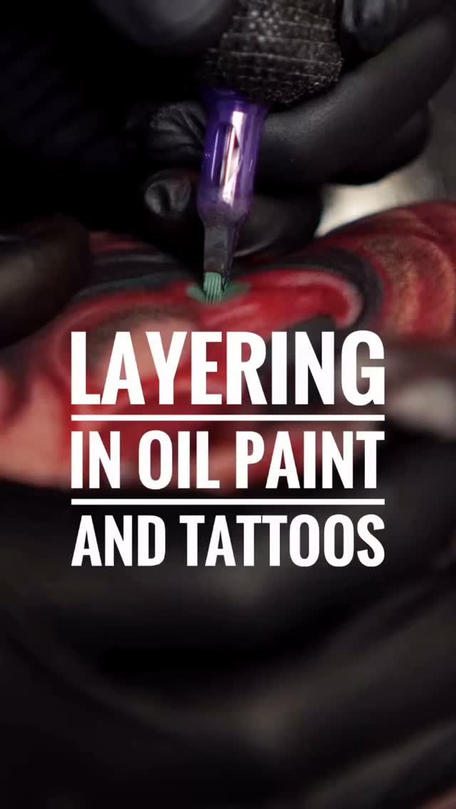 A brief overview of how my oil painting practice has helped me refine my tattooing techniques.
While there is no artistic medium with a direct 1:1 crossover t